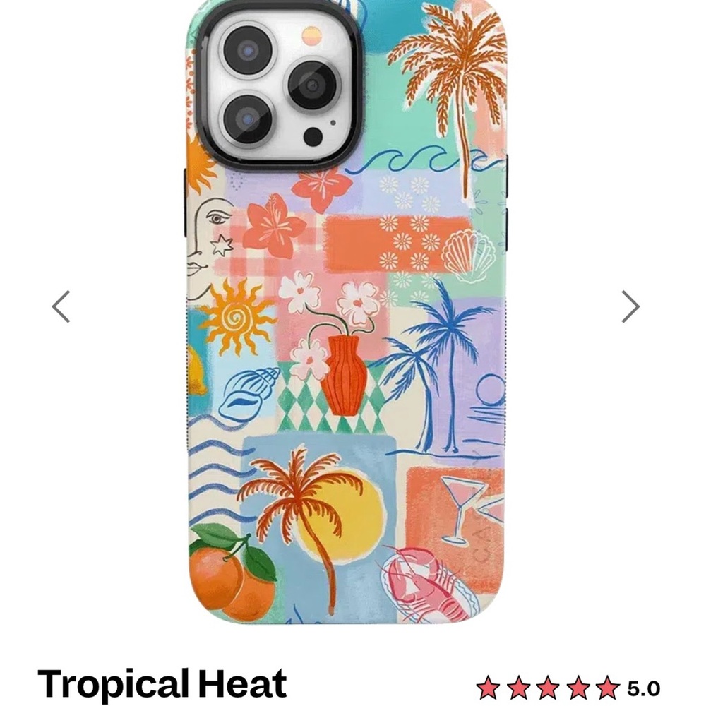 Tropical Heat | Beachy Collage Case